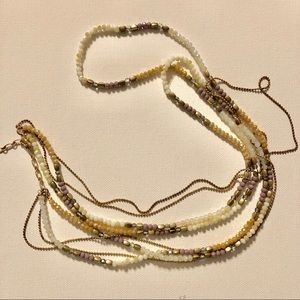 Plunder one piece layered necklace